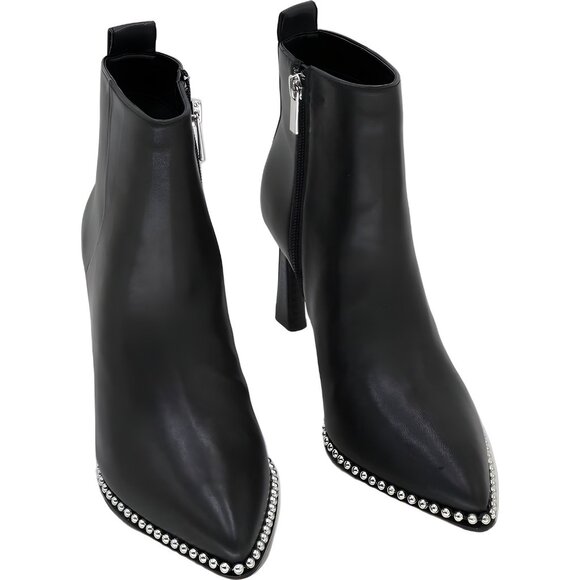 BCBGeneration BEYA studded pointed-toe ankle boots Black US 6.5 - Picture 1 of 6